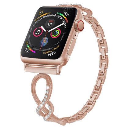 Diamond Apple Watch Band - Stainless Steel | Luxury