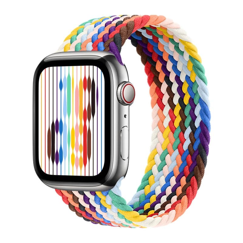 Rainbow Nylon Apple Watch Band - Braided, Comfort | Style
