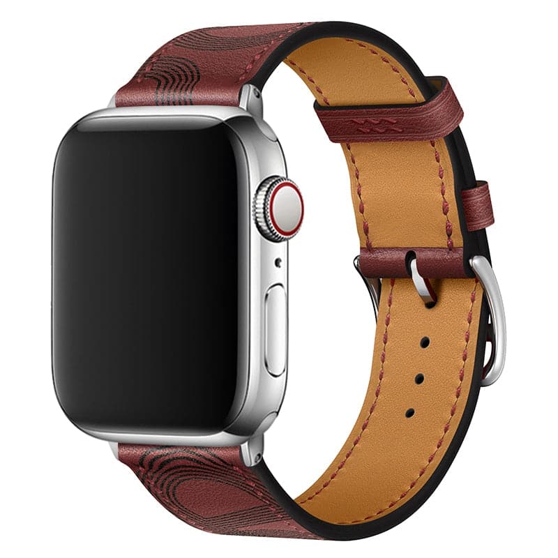 Apple Watch Leather Strap - Patterned | Style & Comfort