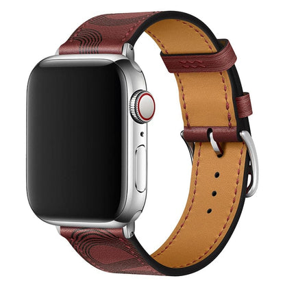 Apple Watch Leather Strap - Patterned | Style & Comfort