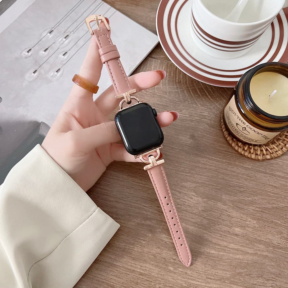 Luxury Leather Apple Watch Strap - Premium Feel | Sophistication