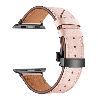 Leather Apple Watch Strap - Butterfly Clasp | Style