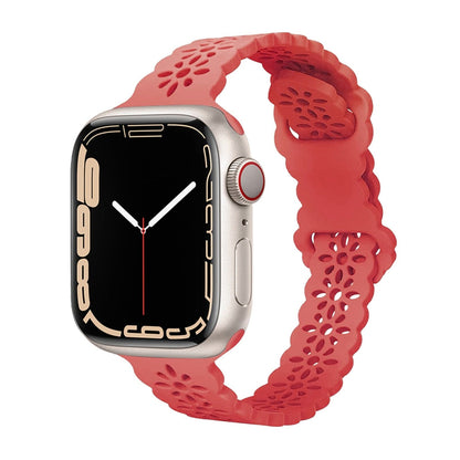 Sculpted Silicone Apple Watch Strap - Aired, Water-Resistant | Comfort