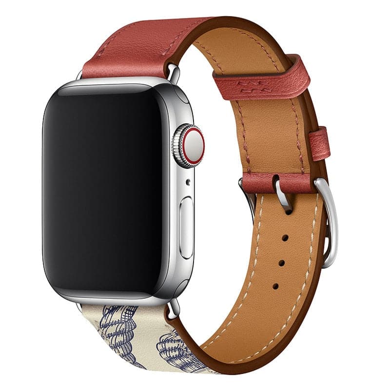 Apple Watch Leather Strap - Patterned | Style & Comfort