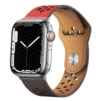 Apple Watch Leather Band - Two-Tone PU | Comfort
