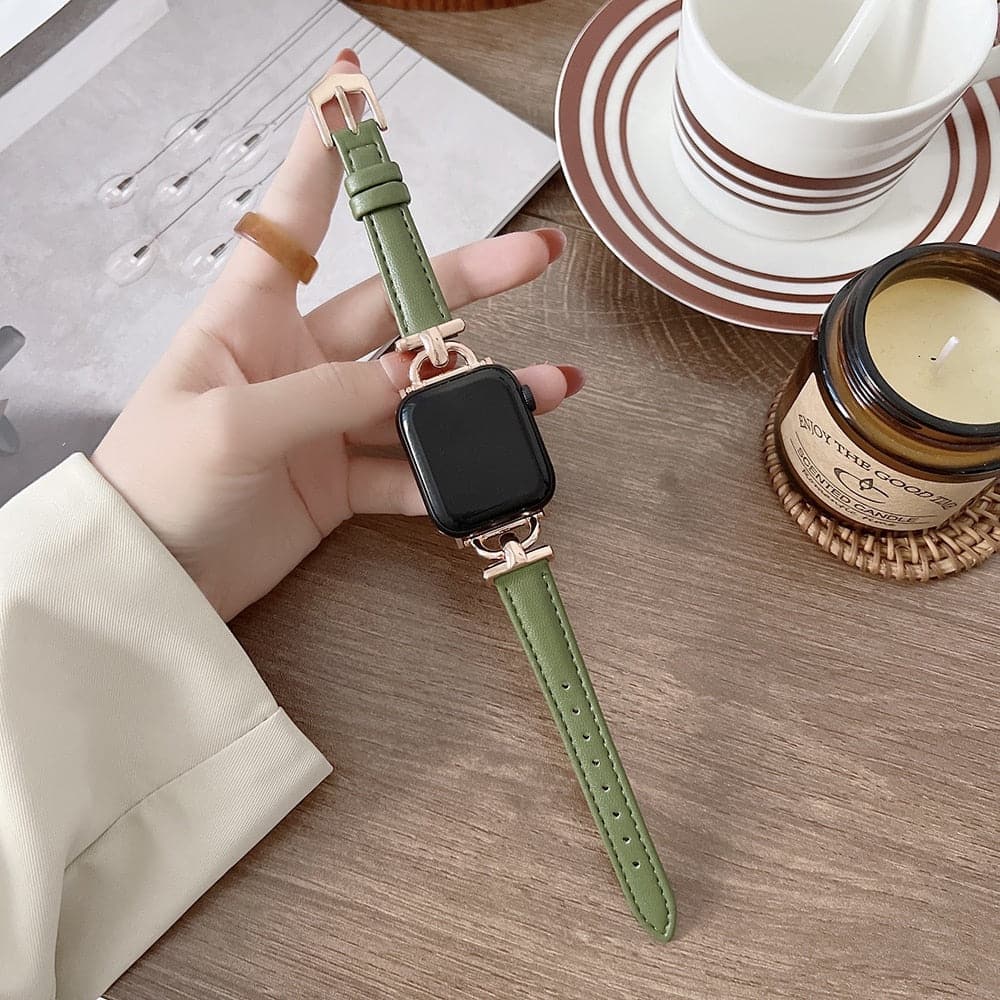 Luxury Leather Apple Watch Strap - Premium Feel | Sophistication