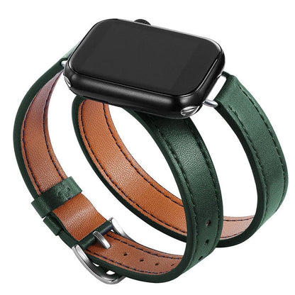 Apple Watch Leather Strap - Double Tour, PU Leather | Elegant Style