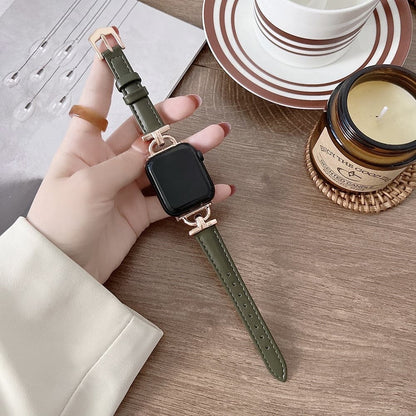 Luxury Leather Apple Watch Strap - Premium Feel | Sophistication