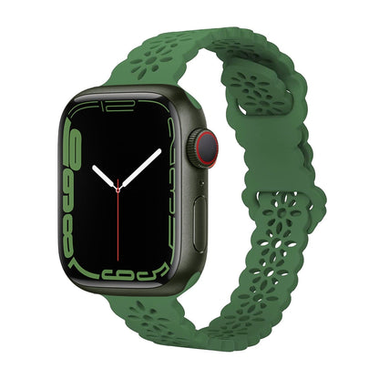 Sculpted Silicone Apple Watch Strap - Aired, Water-Resistant | Comfort
