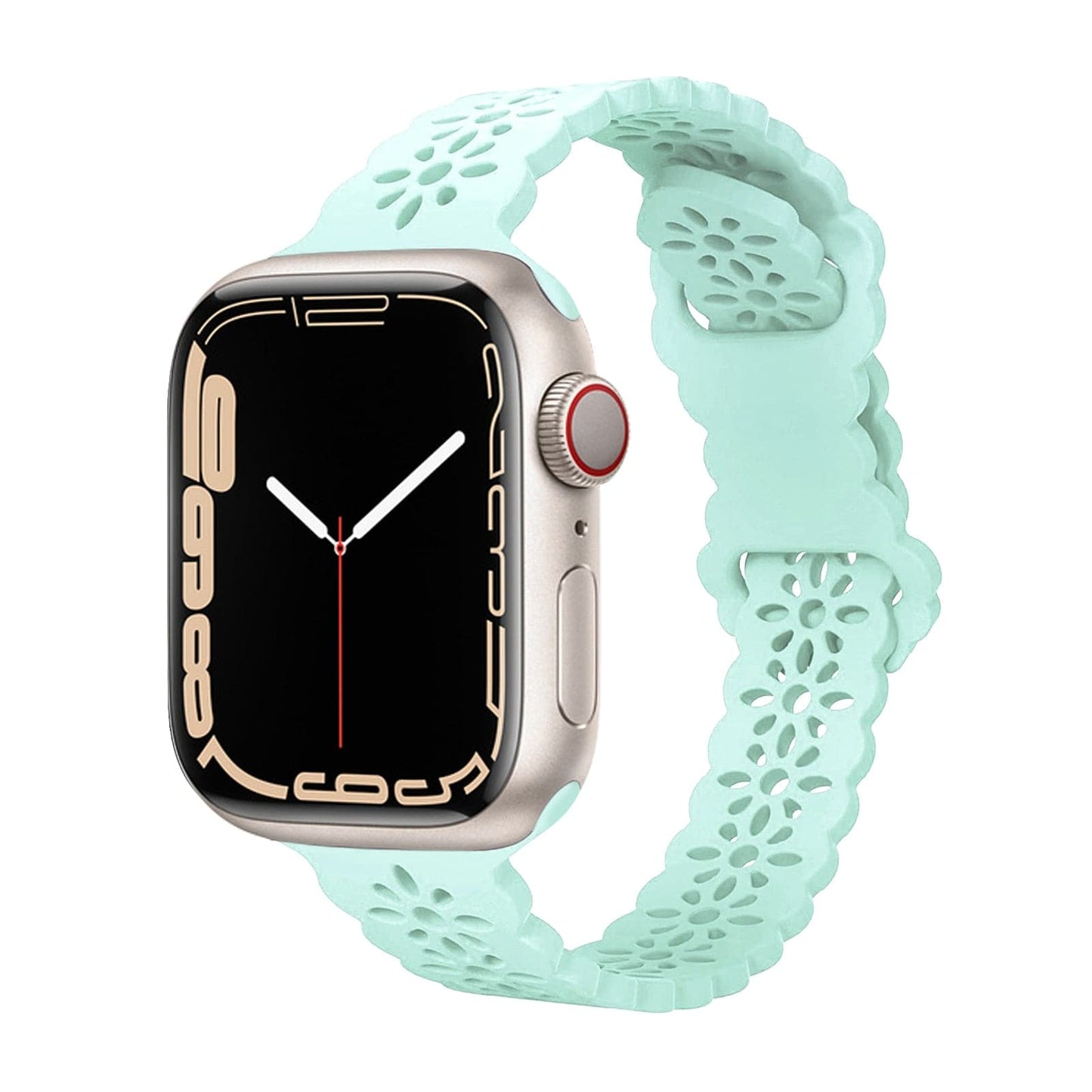 Sculpted Silicone Apple Watch Strap - Aired, Water-Resistant | Comfort
