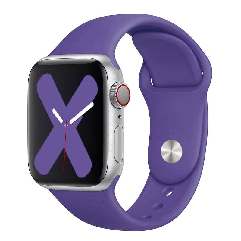 Apple Watch Silicone Sport Band - Crisp White, Comfort | Secure