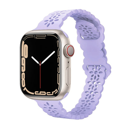 Sculpted Silicone Apple Watch Strap - Aired, Water-Resistant | Comfort