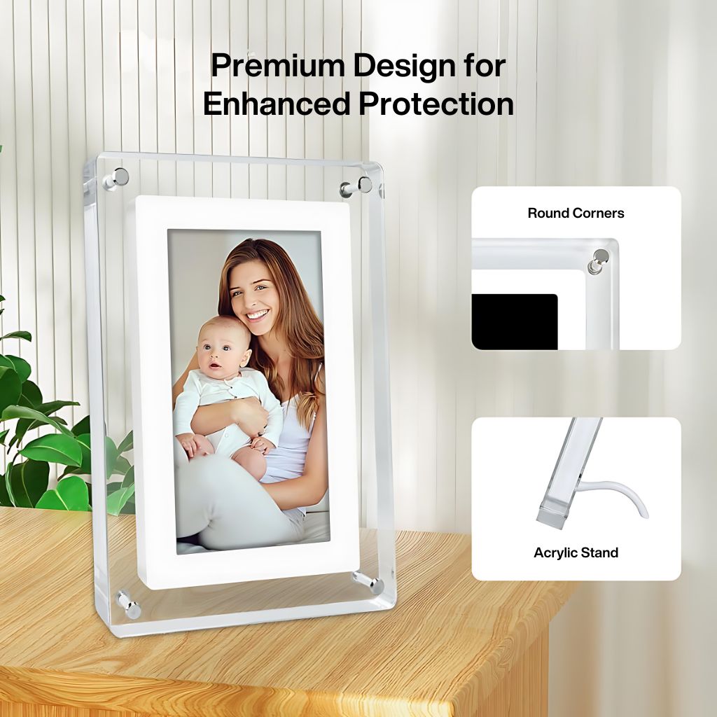 Digital Photo Frame - HD, Motion Sensor | Cherished Memories