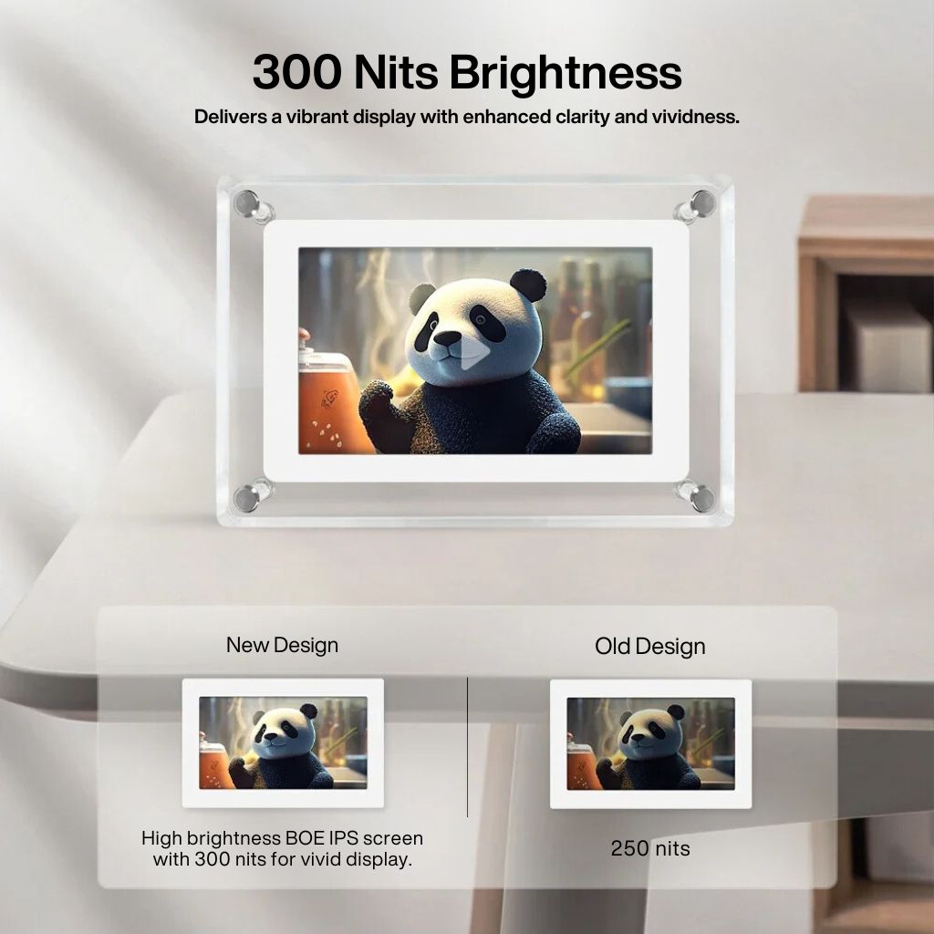 Digital Photo Frame - HD, Motion Sensor | Cherished Memories