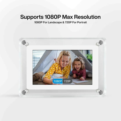 Digital Photo Frame - HD, Motion Sensor | Cherished Memories