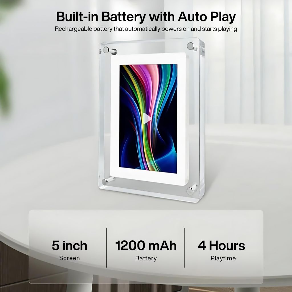 Digital Photo Frame - Acrylic HD | Cherished Memories
