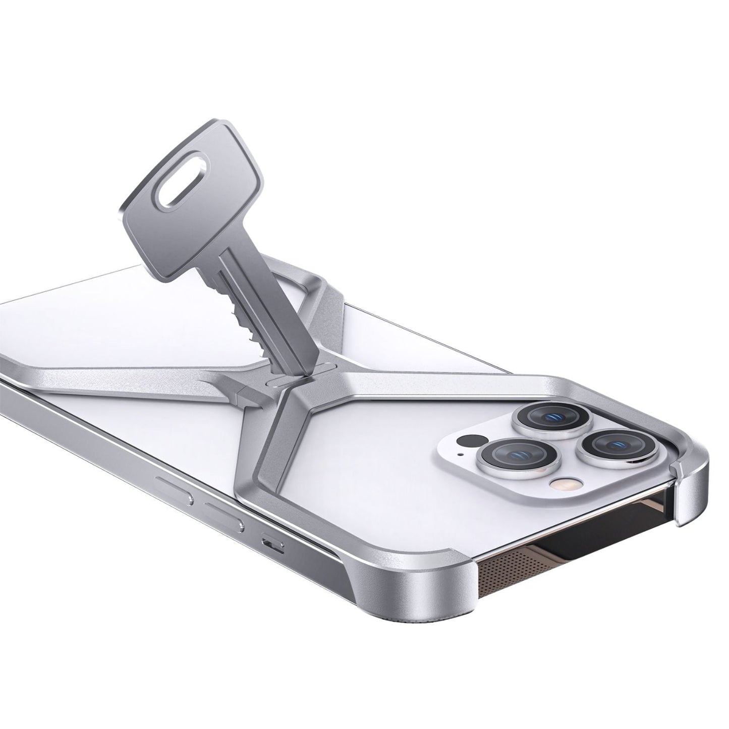iPhone 16 Pro Max Case - Slim, Silver | Protection