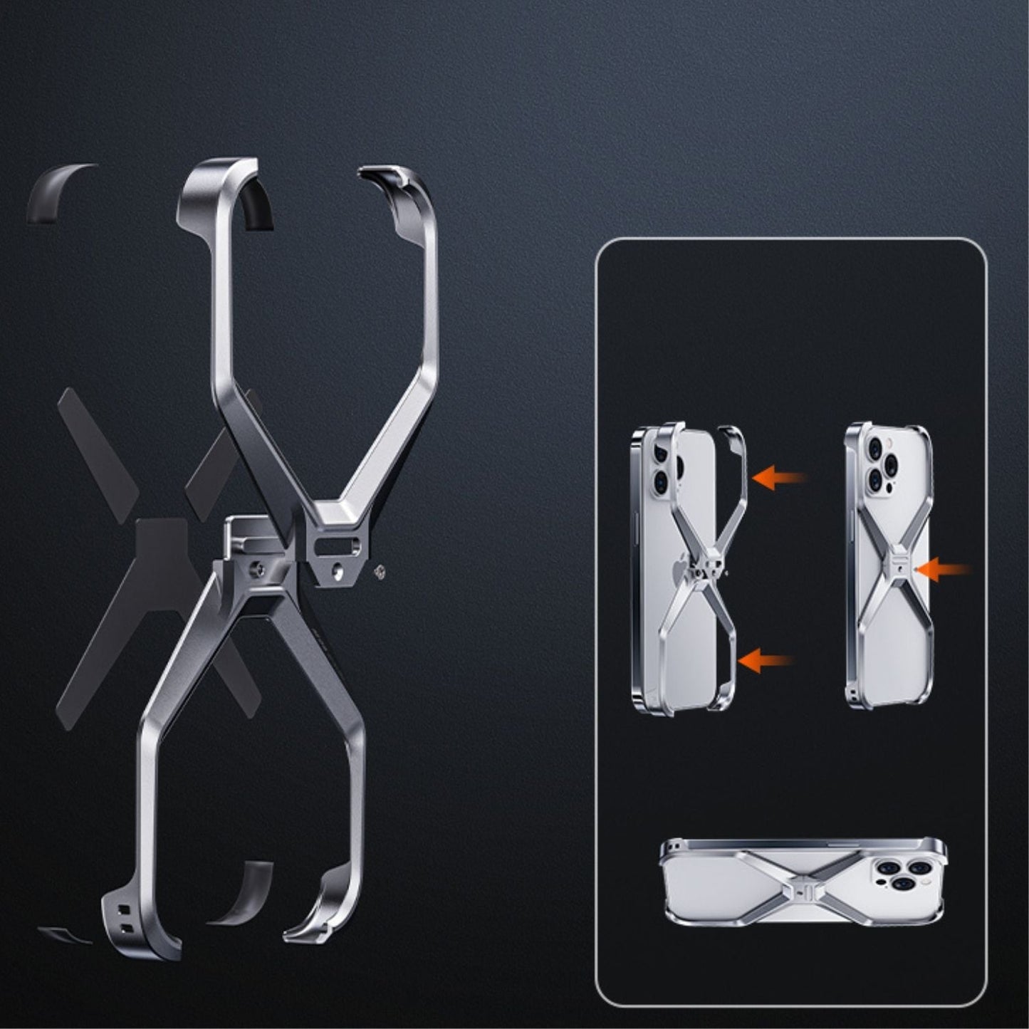 iPhone 16 Pro Max Case - Slim, Silver | Protection