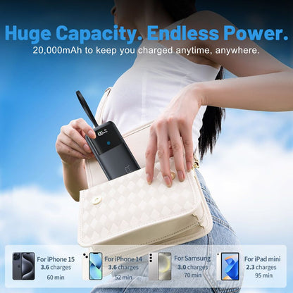 65W Laptop Power Bank - PD Fast Charging, 20000mAh | Portable