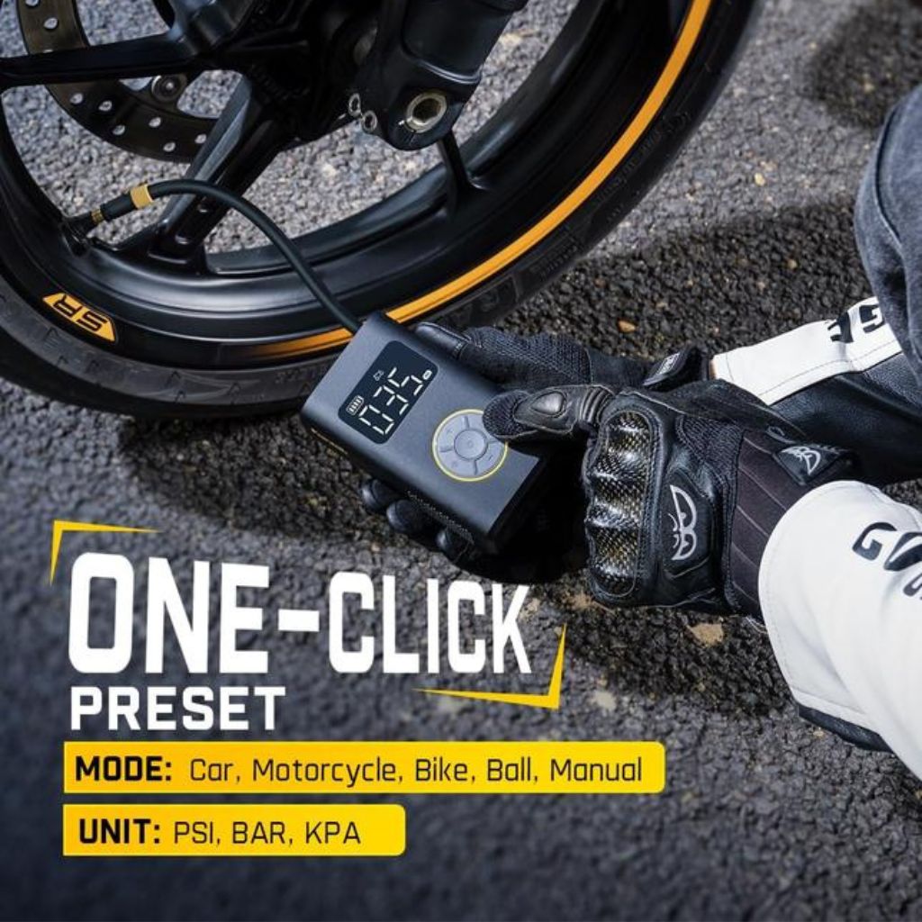 Portable Tire Inflator - 150 PSI, Auto Shut-Off | Road Confidence