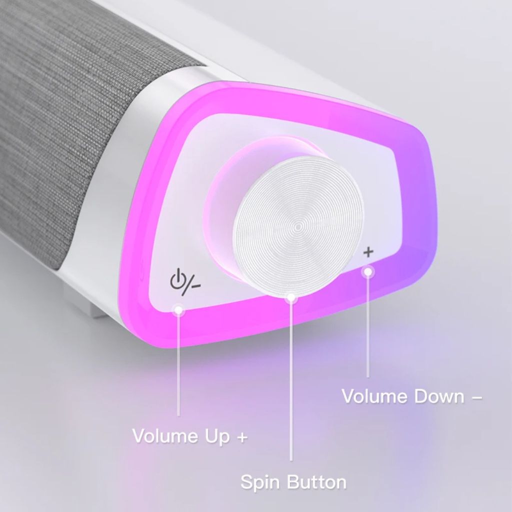 Gaming Soundbar - LED, USB | Immersive Sound