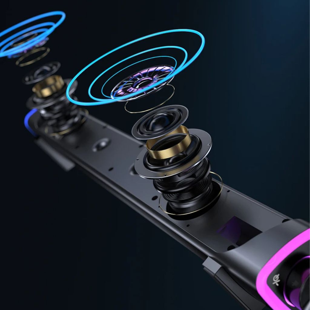 Gaming Soundbar - LED, USB | Immersive Sound