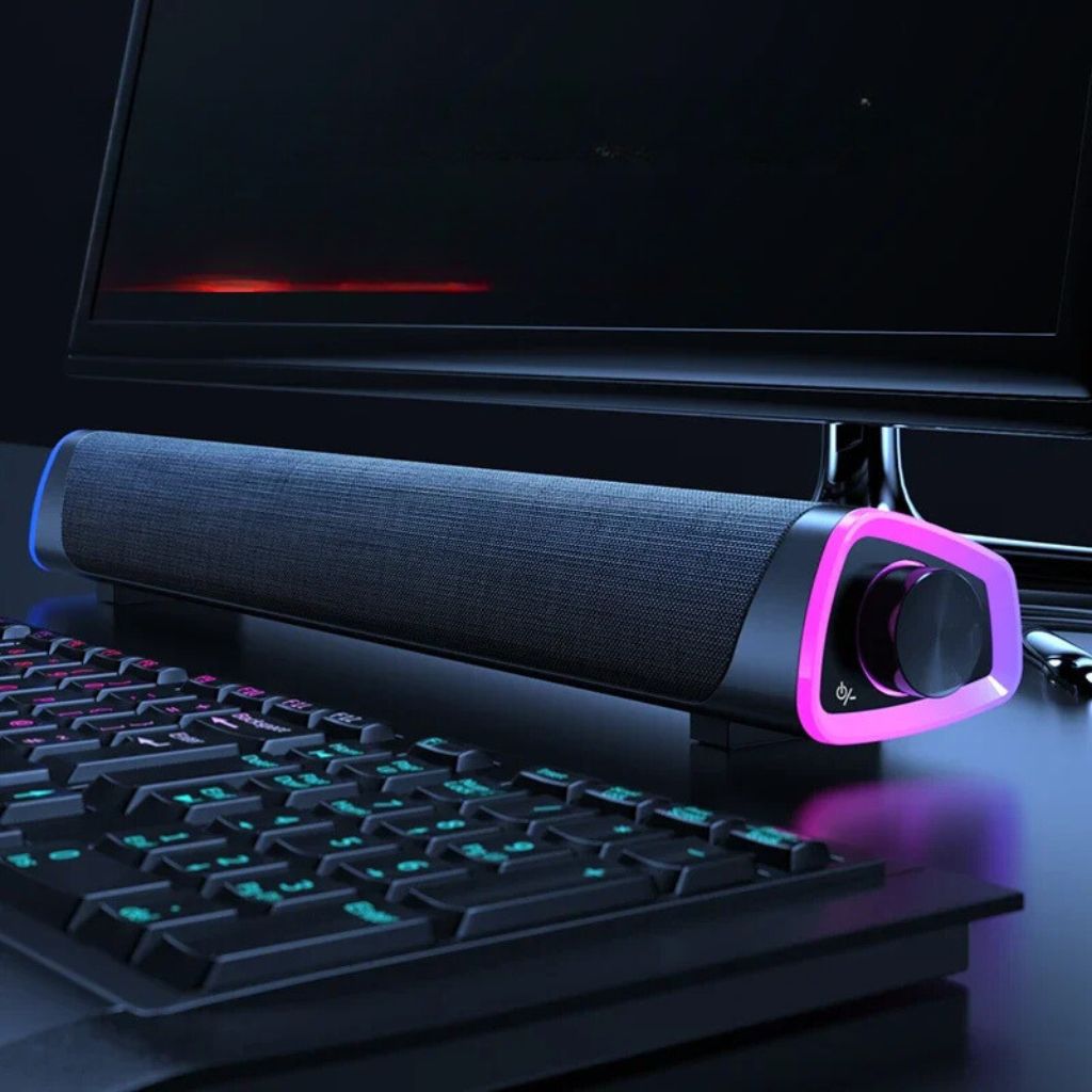Gaming Soundbar - LED, USB | Immersive Sound
