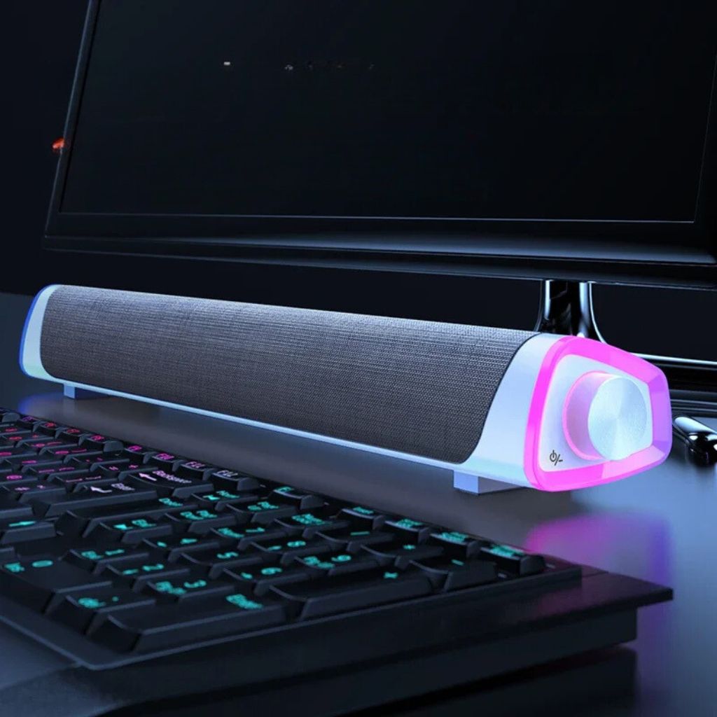 Gaming Soundbar - LED, USB | Immersive Sound