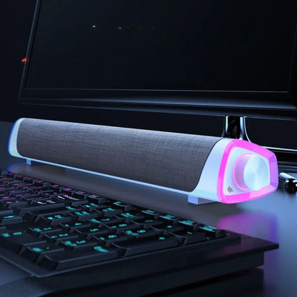 Gaming Soundbar - LED, USB | Immersive Sound