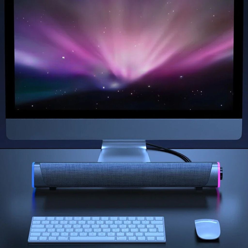 Gaming Soundbar - LED, USB | Immersive Sound
