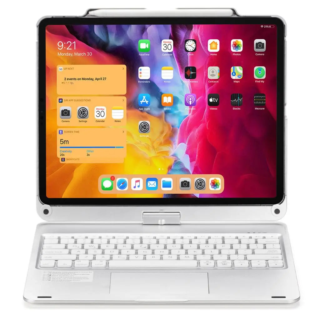 iPad Pro 13 inch case with keyboard - Backlit, Trackpad | Productivity