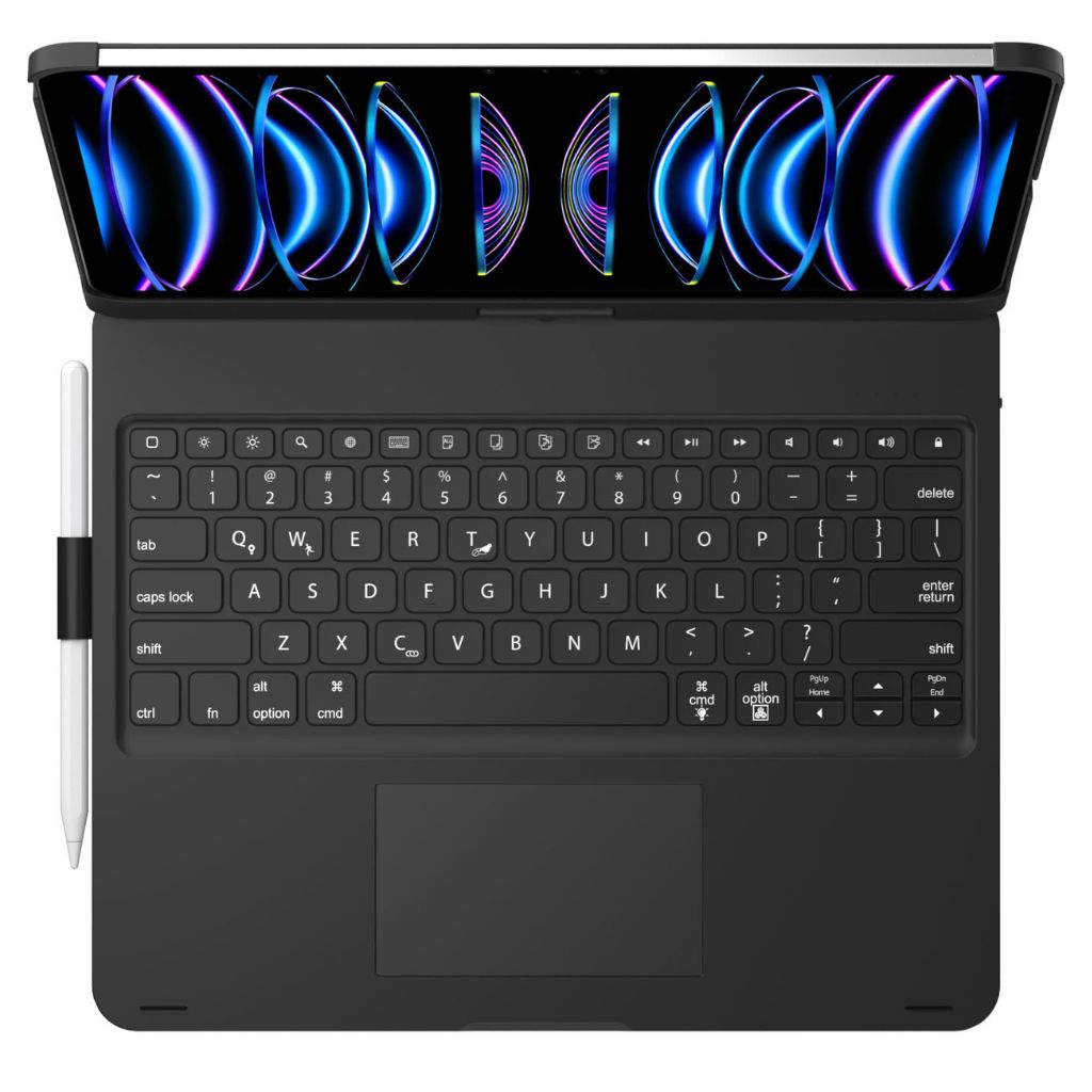 iPad Pro 13 inch case with keyboard - Backlit, Trackpad | Productivity