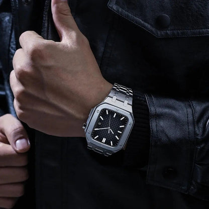 Silver Apple Watch Case - Stainless Steel 45mm | Style