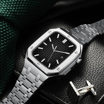 Silver Apple Watch Case - Stainless Steel 45mm | Style