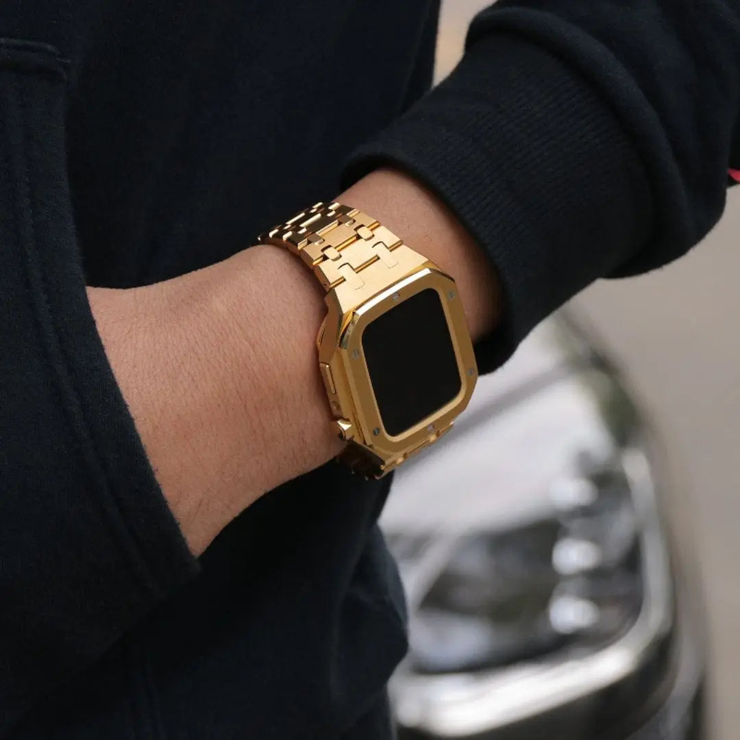 Silver Apple Watch Case - Stainless Steel 45mm | Style