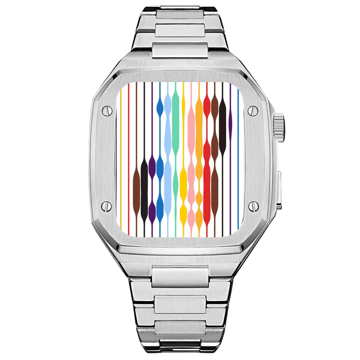 Silver Apple Watch Case - Stainless Steel 45mm | Style
