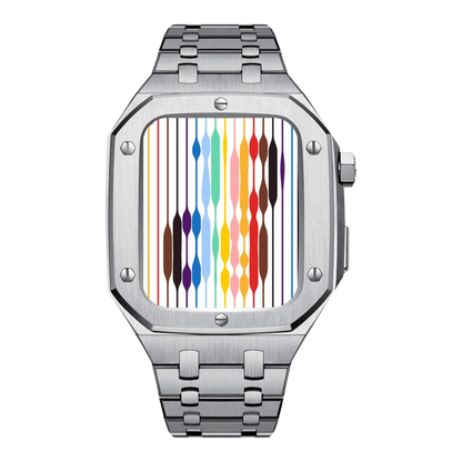 Silver Apple Watch Case - Stainless Steel 45mm | Style