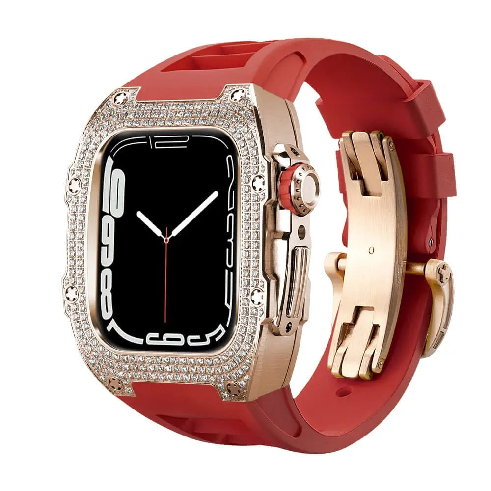 Luxury Apple Watch Case - Titanium Rose | Elegant