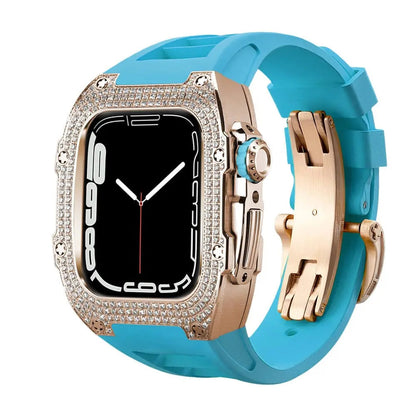 Luxury Apple Watch Case - Titanium Rose | Elegant