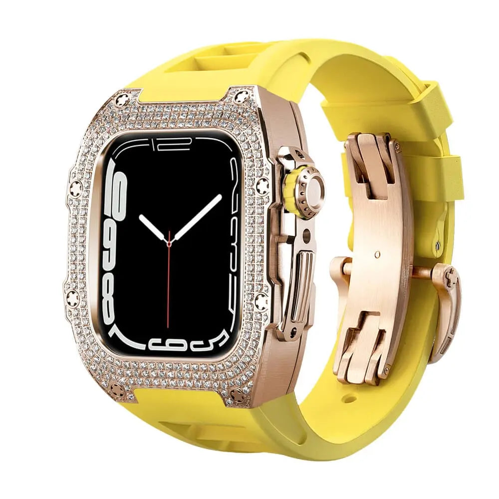 Luxury Apple Watch Case - Titanium Rose | Elegant