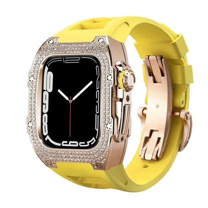Luxury Apple Watch Case - Titanium Rose | Elegant