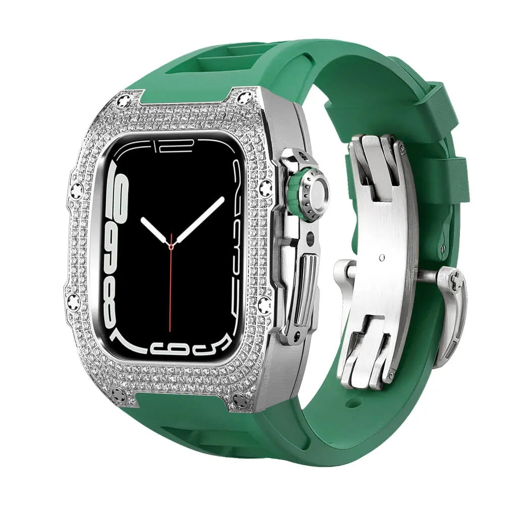 Luxury Apple Watch Case - Titanium Rose | Elegant
