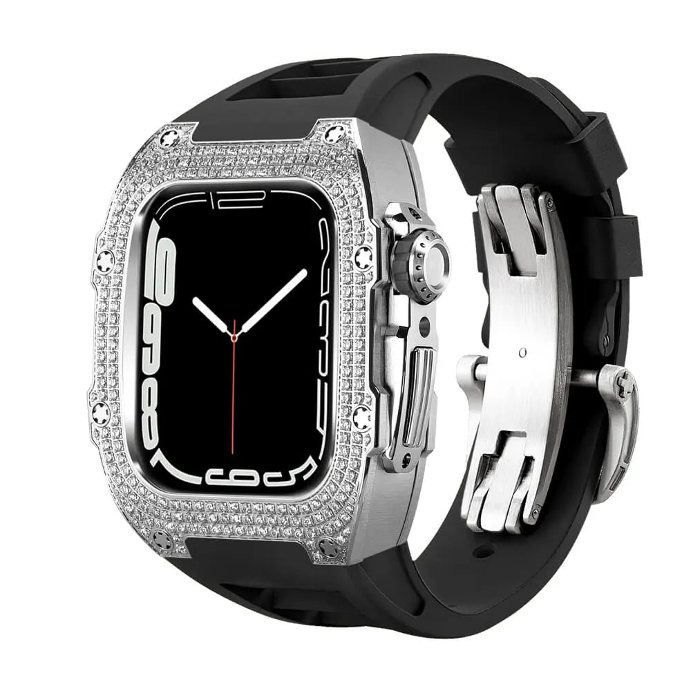 Luxury Apple Watch Case - Titanium Rose | Elegant