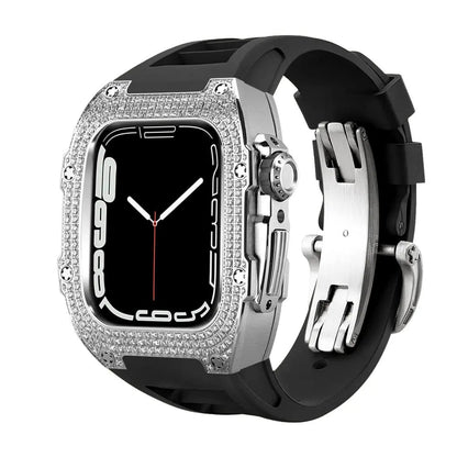 Luxury Apple Watch Case - Titanium Rose | Elegant