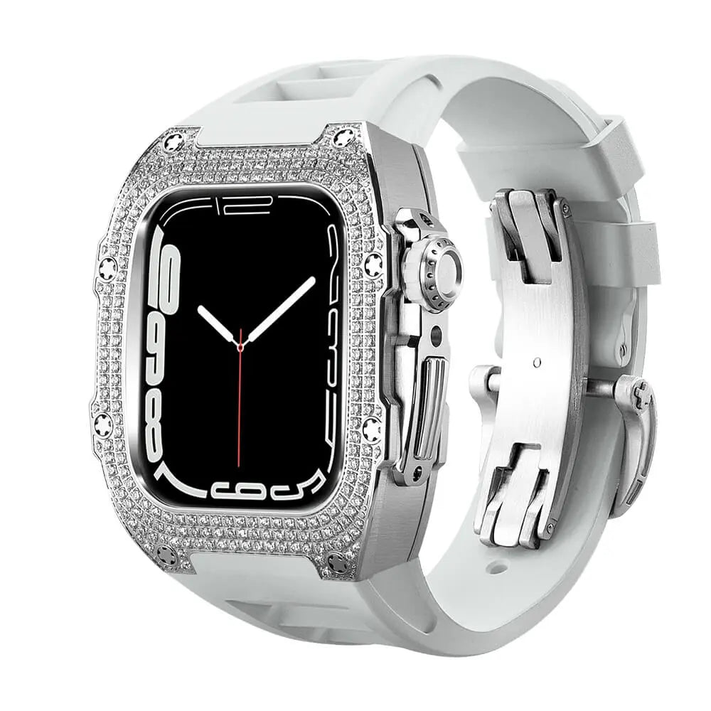 Luxury Apple Watch Case - Titanium Rose | Elegant