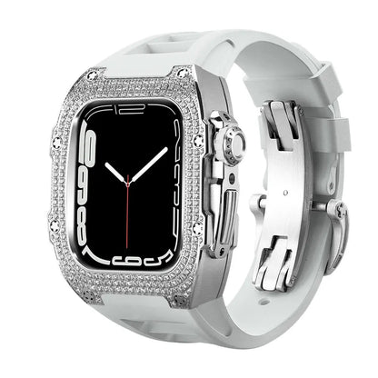 Luxury Apple Watch Case - Titanium Rose | Elegant