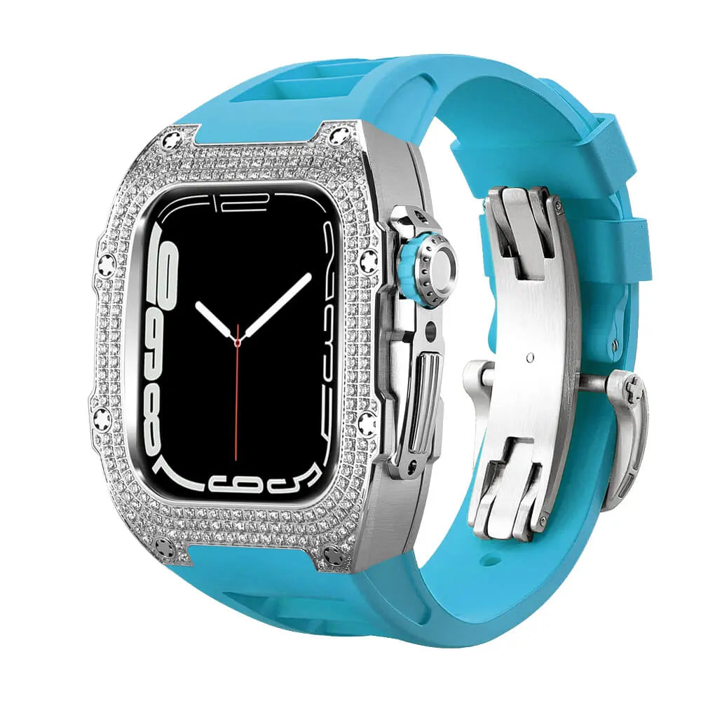 Luxury Apple Watch Case - Titanium Rose | Elegant