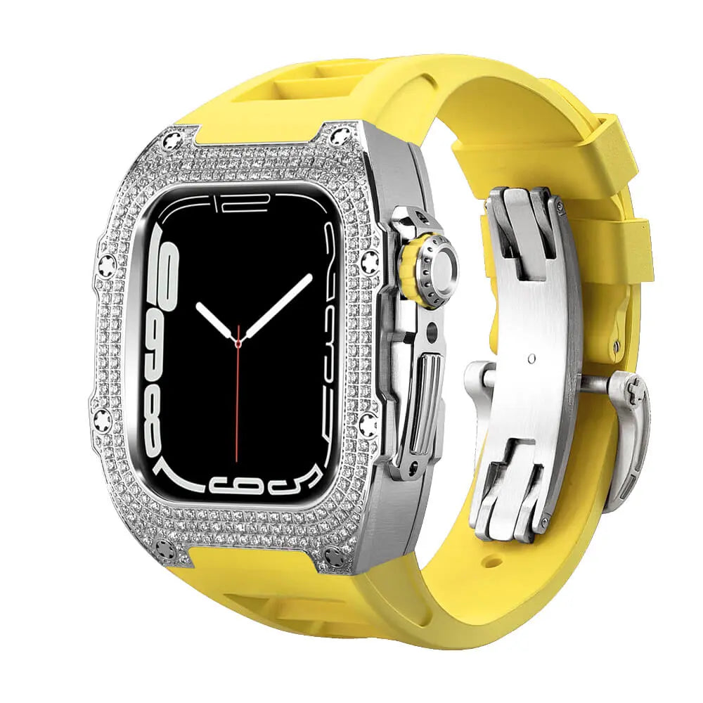 Luxury Apple Watch Case - Titanium Rose | Elegant