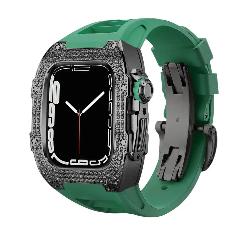 Luxury Apple Watch Case - Titanium Rose | Elegant