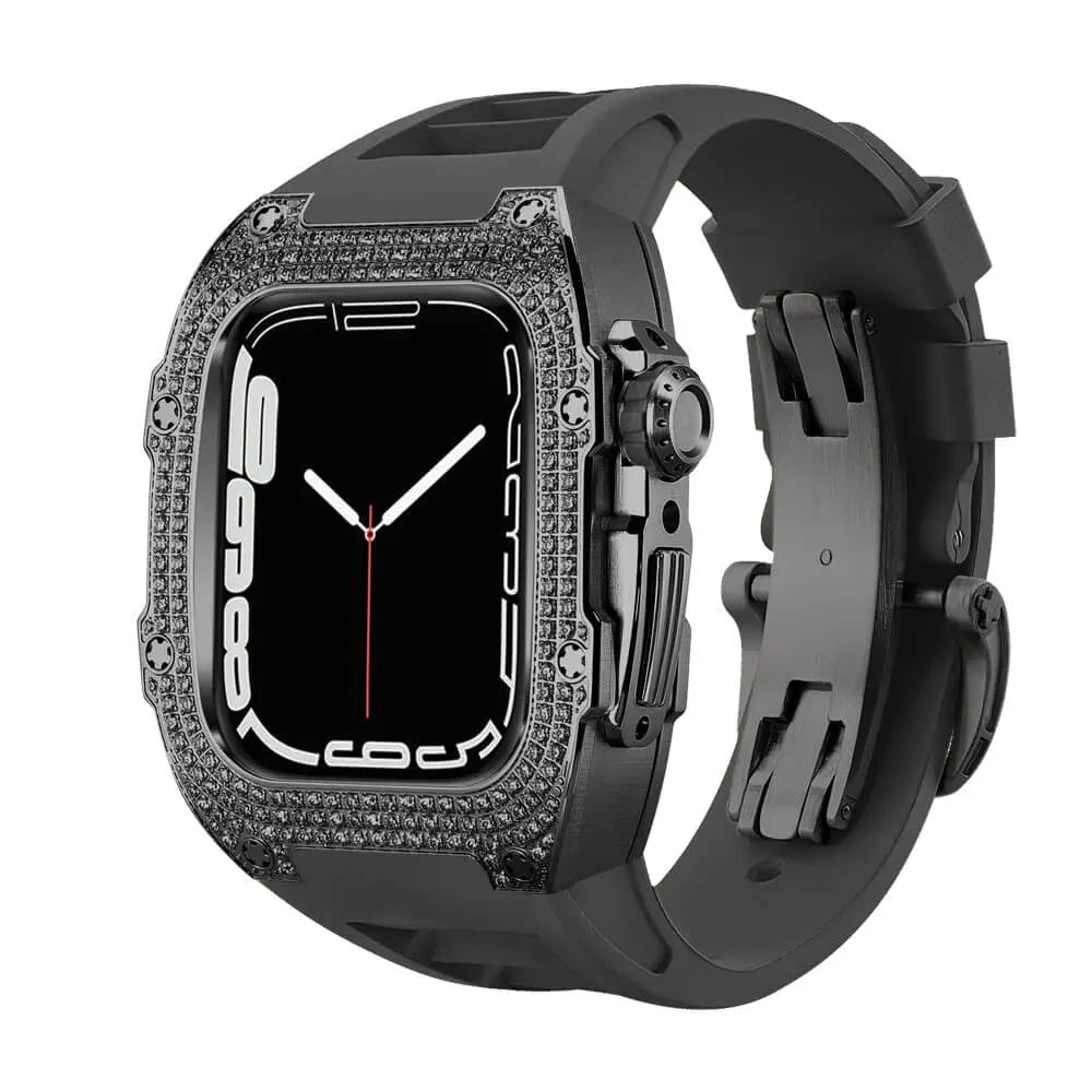 Luxury Apple Watch Case - Titanium Rose | Elegant